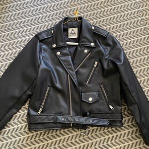 UNIF Cropped Motorcycle Jacket